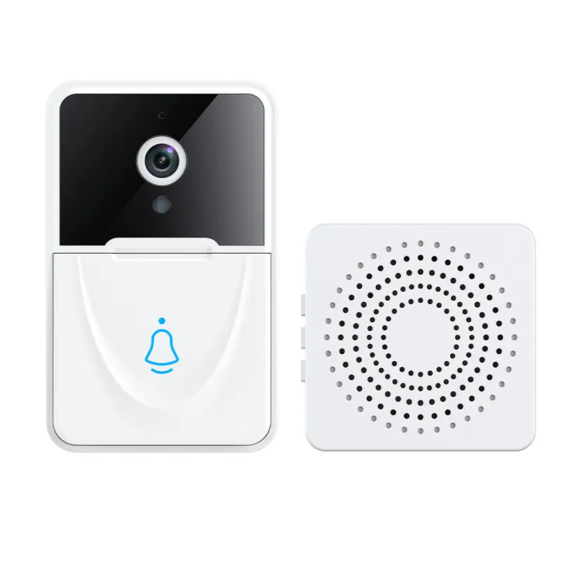 Picture of Wireless video doorbell WiFi smart video 1080P intelligent monitoring video doorbell voice intercom alarm push PGND control