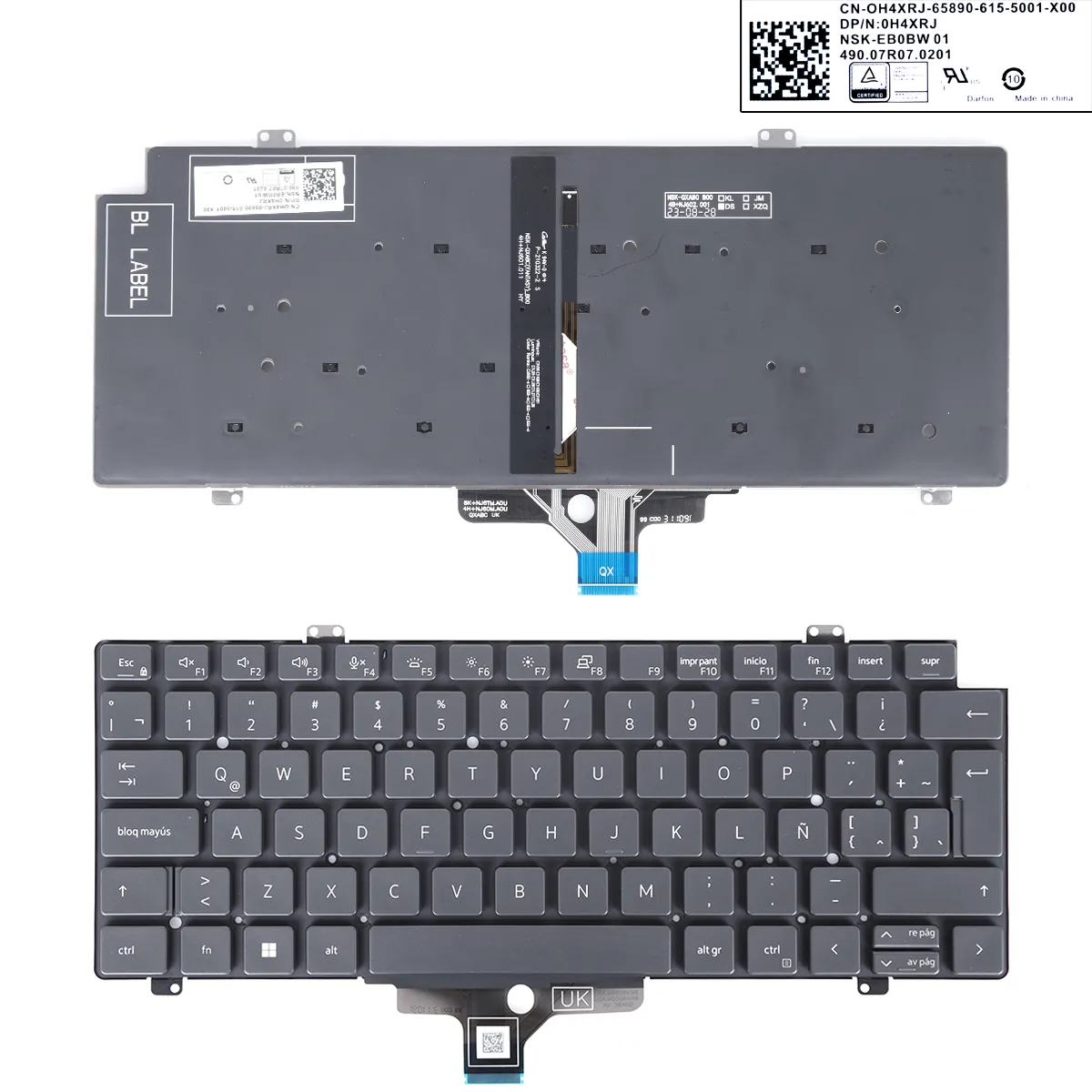 Picture of DELL Latitude 7410 7420 5420 BLACK (Backlit Win8)