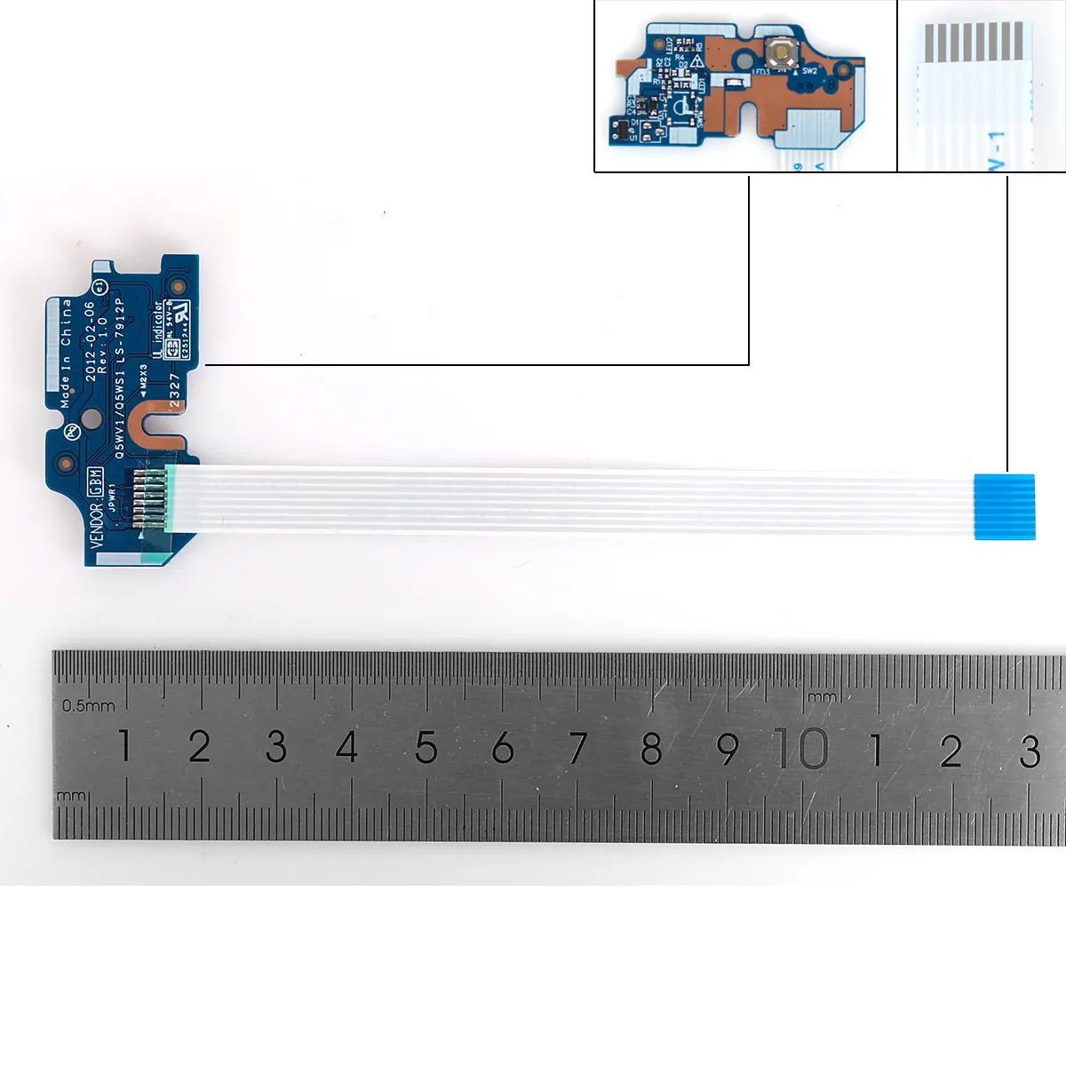 Picture of Power Button Board With Cable For ACER V3-571G V3-531G E1-531 E1-521（Short line）