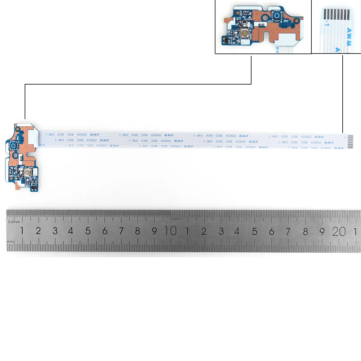 Picture of Power Button Board With Cable For ACER  V3-571G V3-531G E1-531 E1-521（long line）
