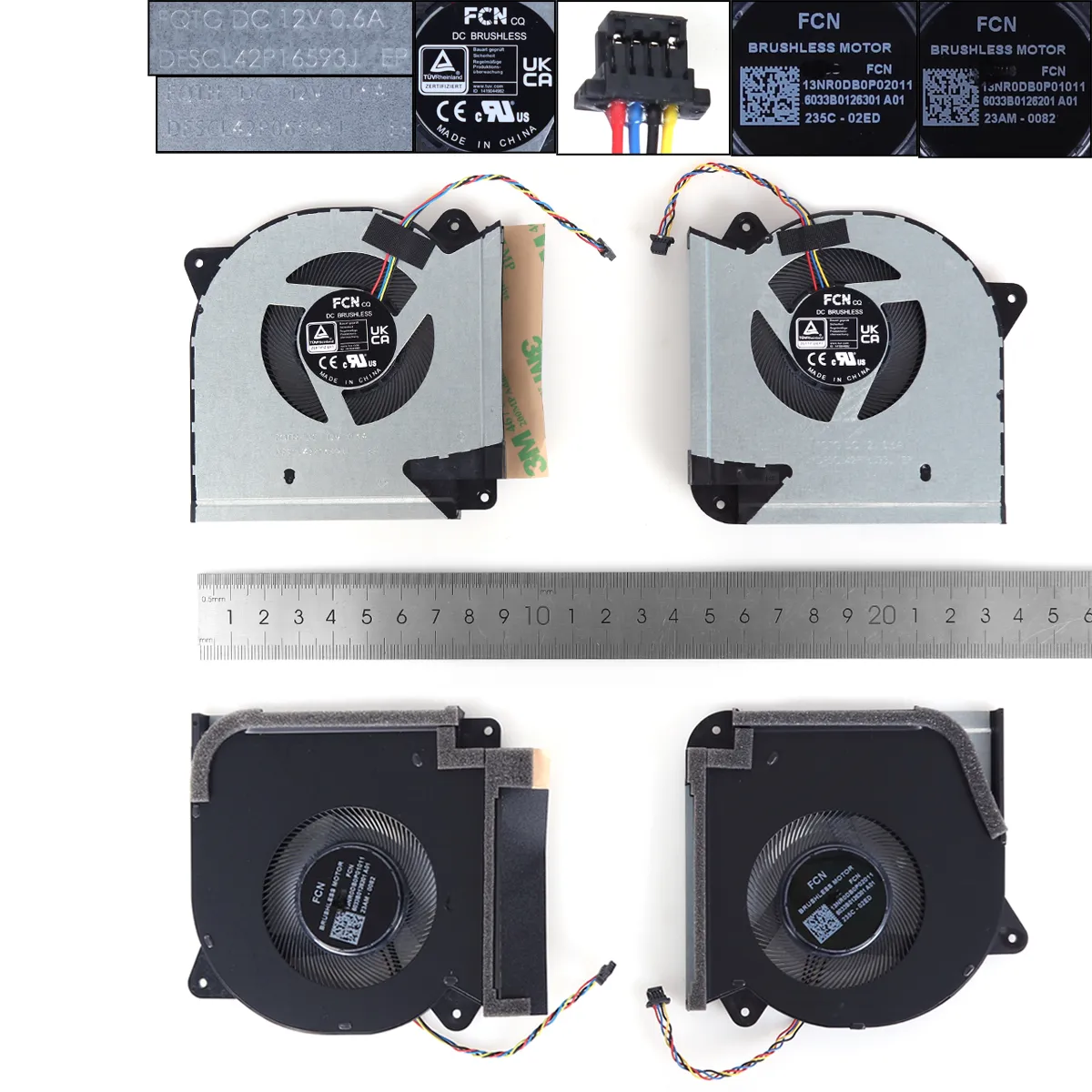 Picture of ASUS G733CW CX G733C ROG 6 Plus 12V（L+R,ORG）