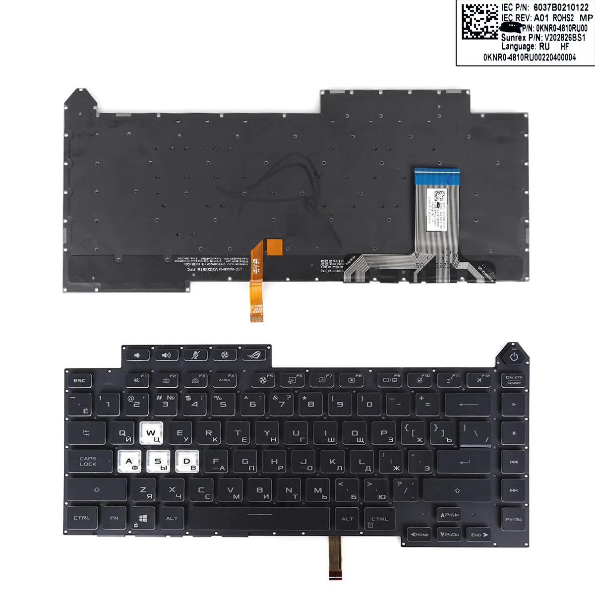 Picture of ASUS G513 black（Backlit Win8）WASD is white