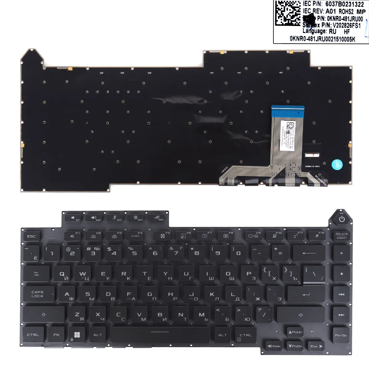 Picture of ASUS G513 BLACK （RGB Backlit,Win 8）