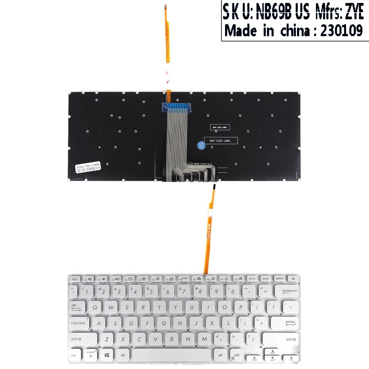 Picture of ASUS X415 SILVER (Backlit,Without FRAME,WIN8) OEM