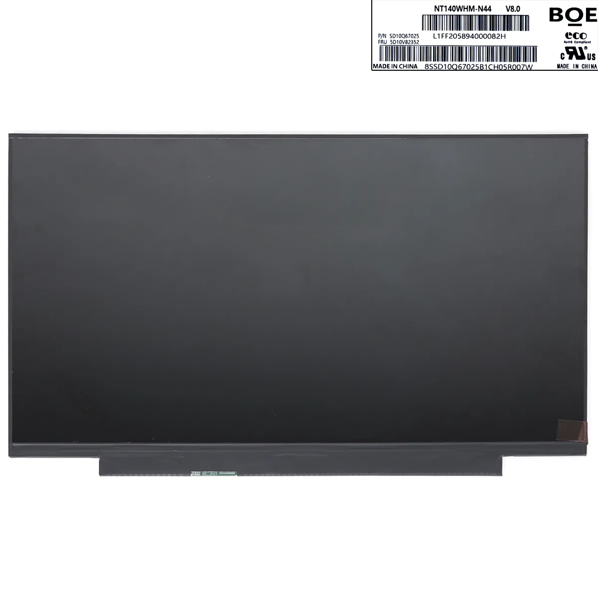 Picture of M140NWR8 R1 NT140WHM-N43 NT140WHM-N44 14.0 "Laptop LCD 1366*768 EDP 30 pins