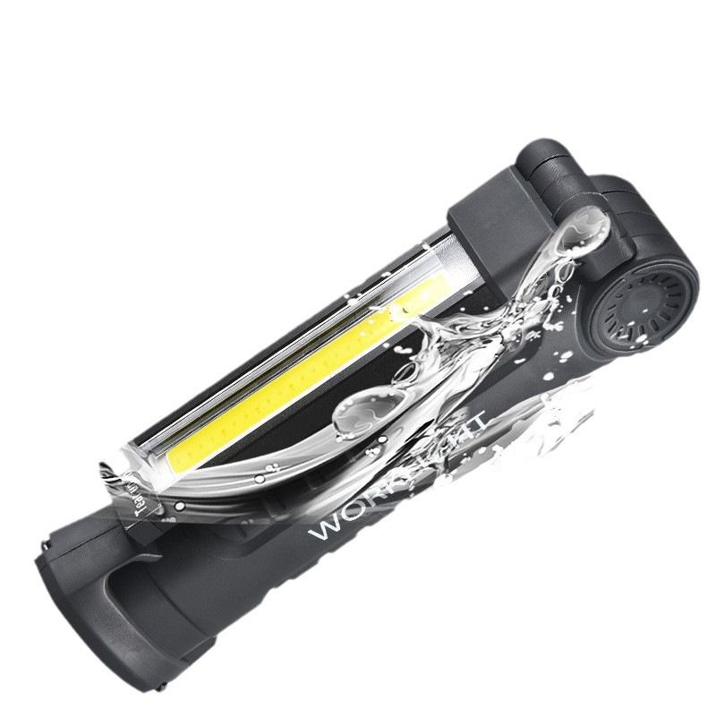 LED work light Folding rechargeable cob multi-function magnet tent light Outdoor flashlight Car inspection light