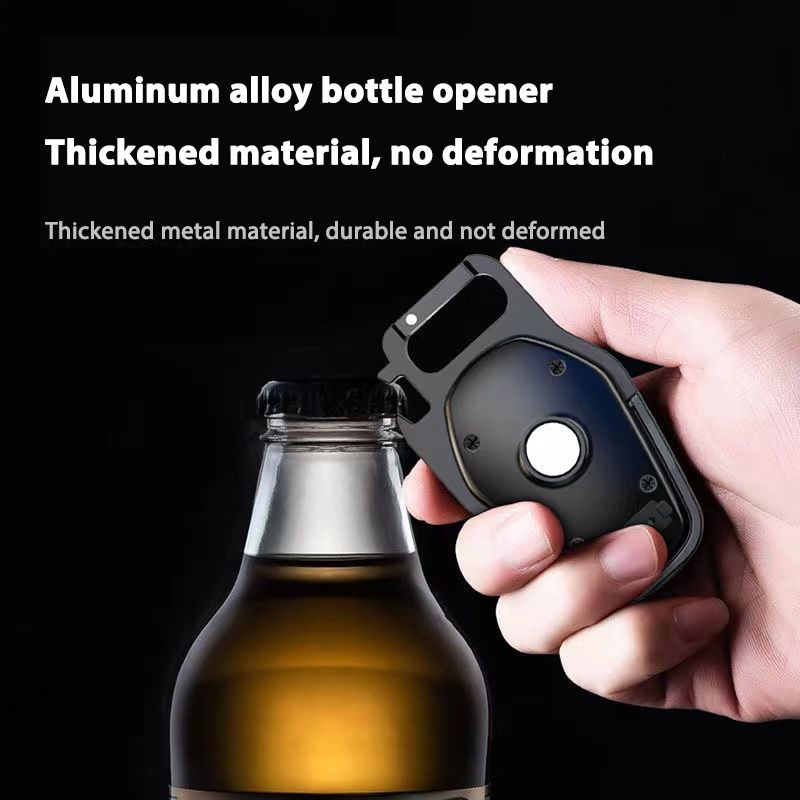 Portable keychain strong light small flashlight charging work light five lighting modes usb home emergency multi-functional portable light view 2