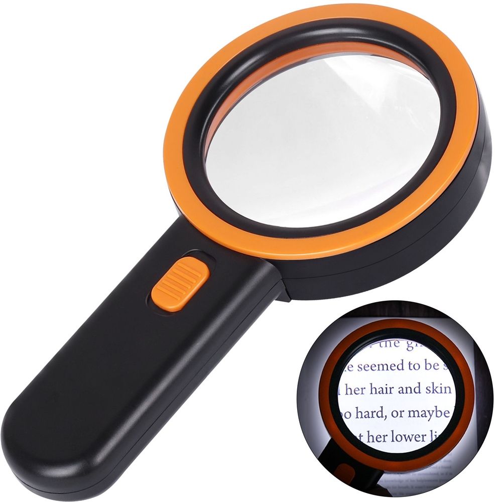 AIXPI LED Magnifying Glass (Black) 12222011