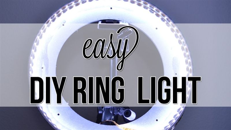 easy diy ring light