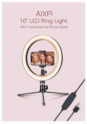 10 inch led ring light