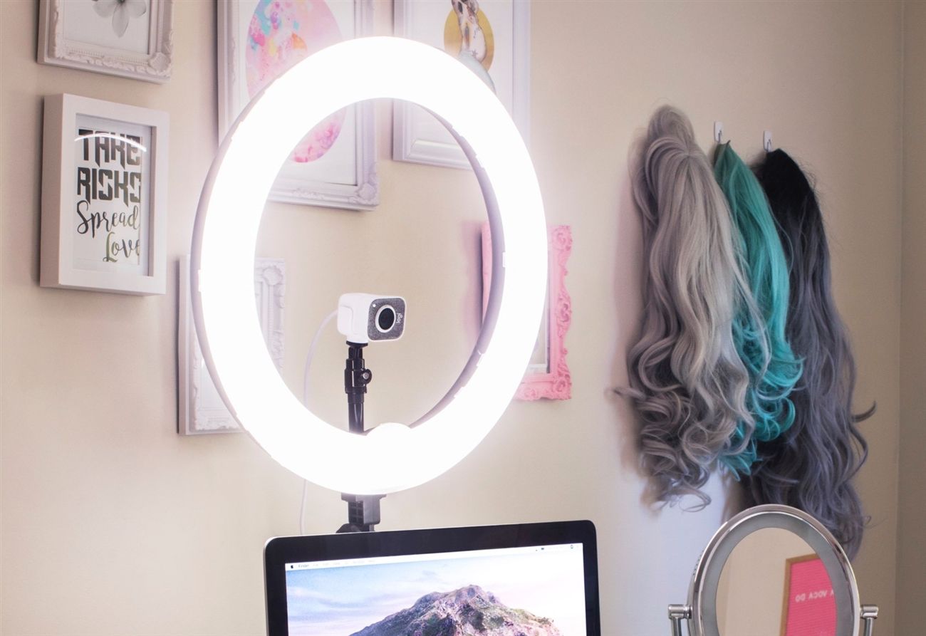 use ring light for video