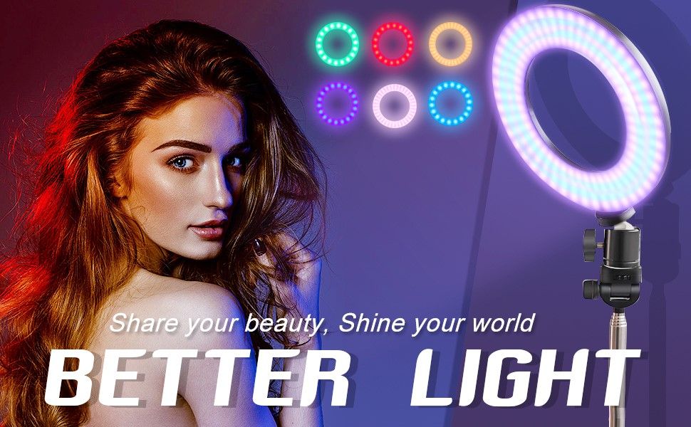 choose rgb ring light