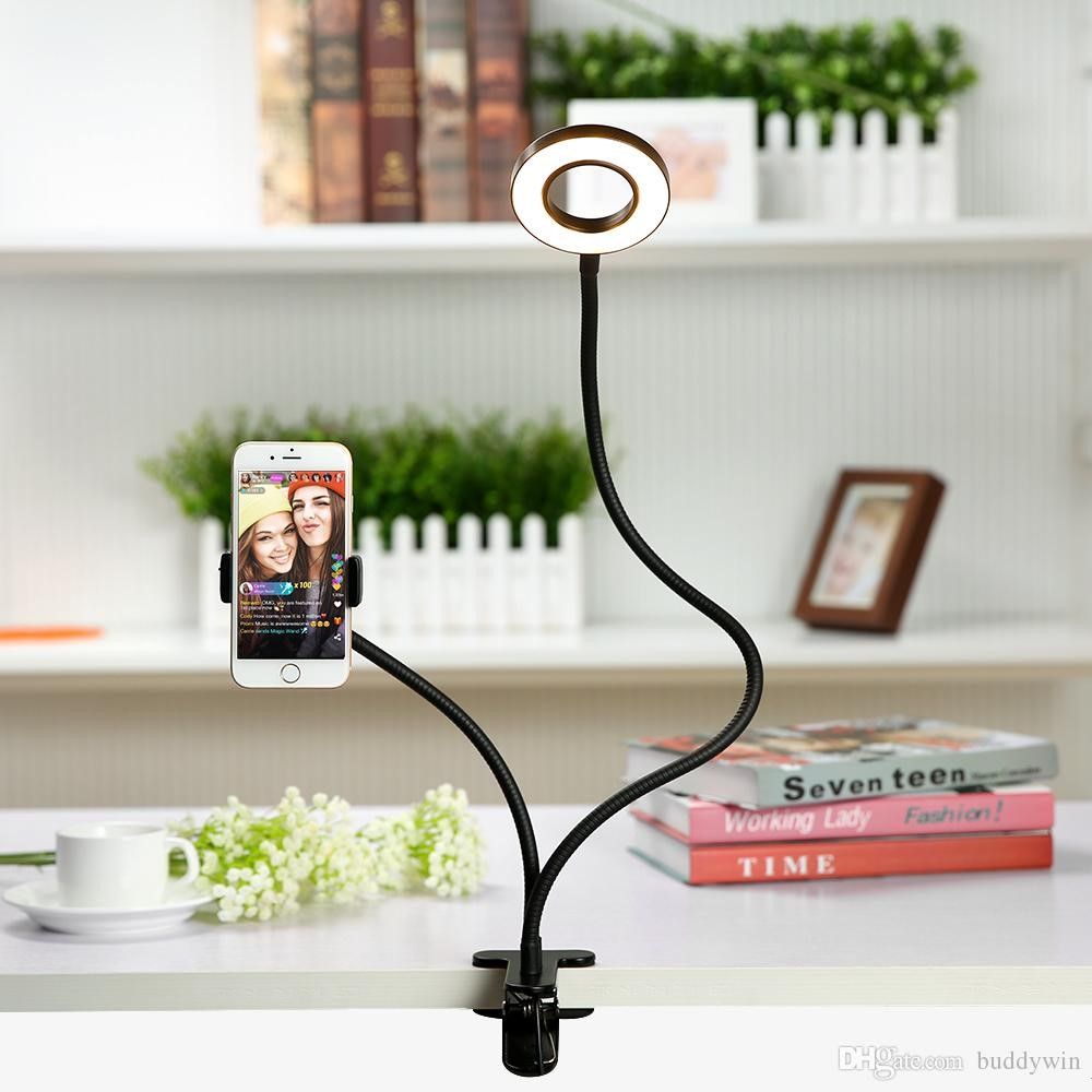 selfie ring light with lazy bracket selfie ring light with lazy bracket