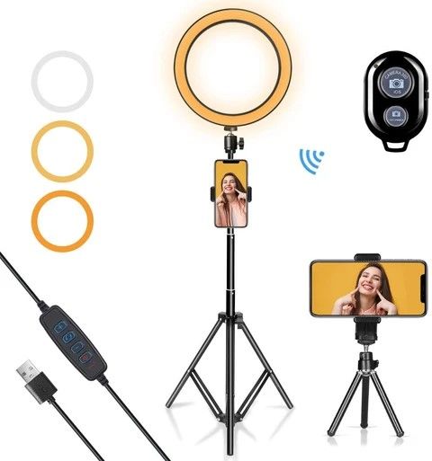 ring light with remote control