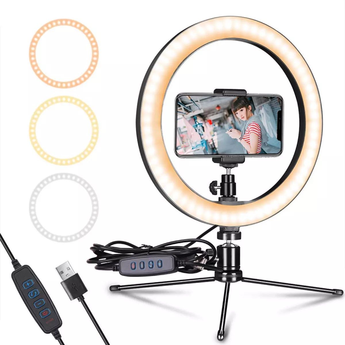 aixpi 10 inch ring light