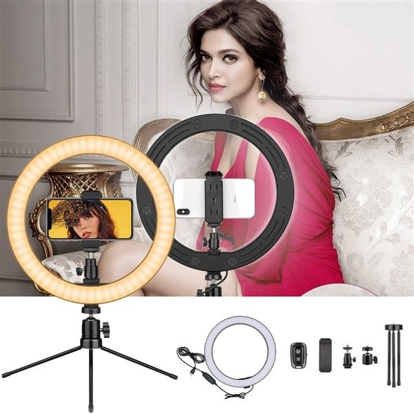 10 inch desktop ring light