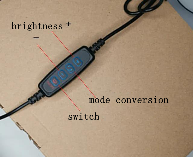 The difference between AIXPI 6 inch ring light and 10 inch ring light