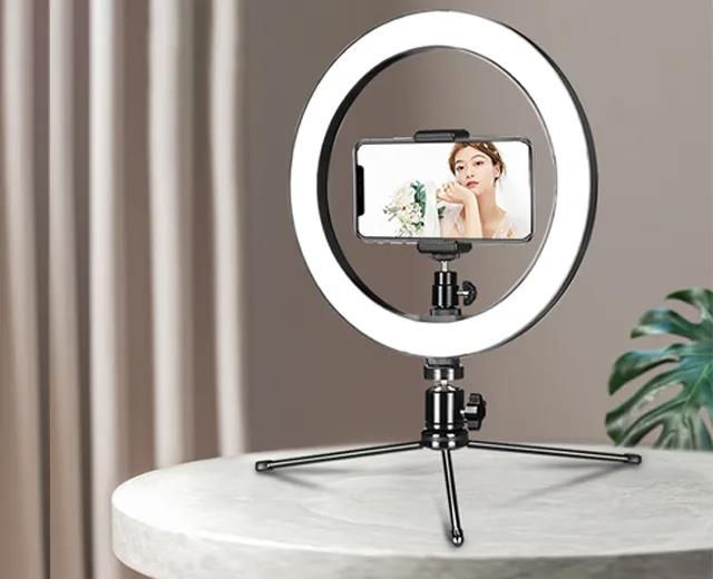 The difference between AIXPI 6 inch ring light and 10 inch ring light