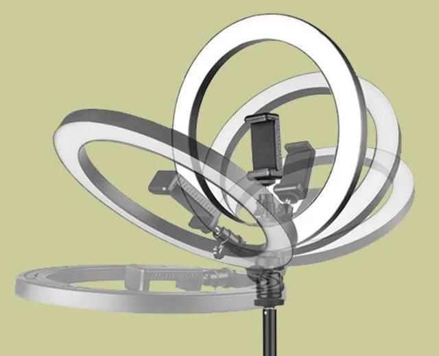 The difference between AIXPI 6 inch ring light and 10 inch ring light