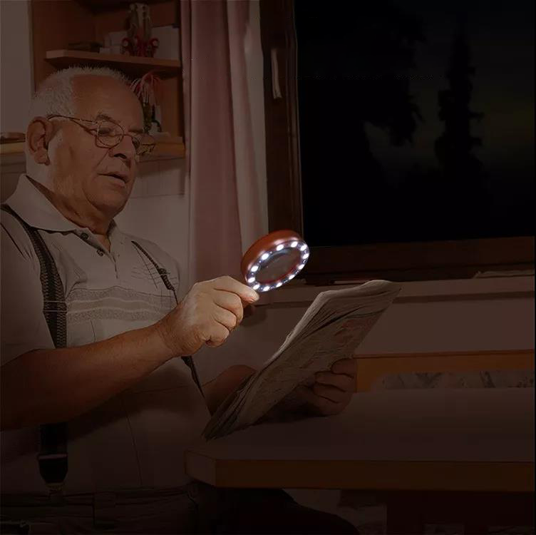 AIXPI magnifying glass with LED lights