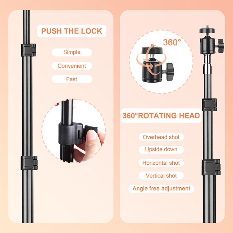 AIXPI Mobile phone tripod light stand floor live streaming bracket 