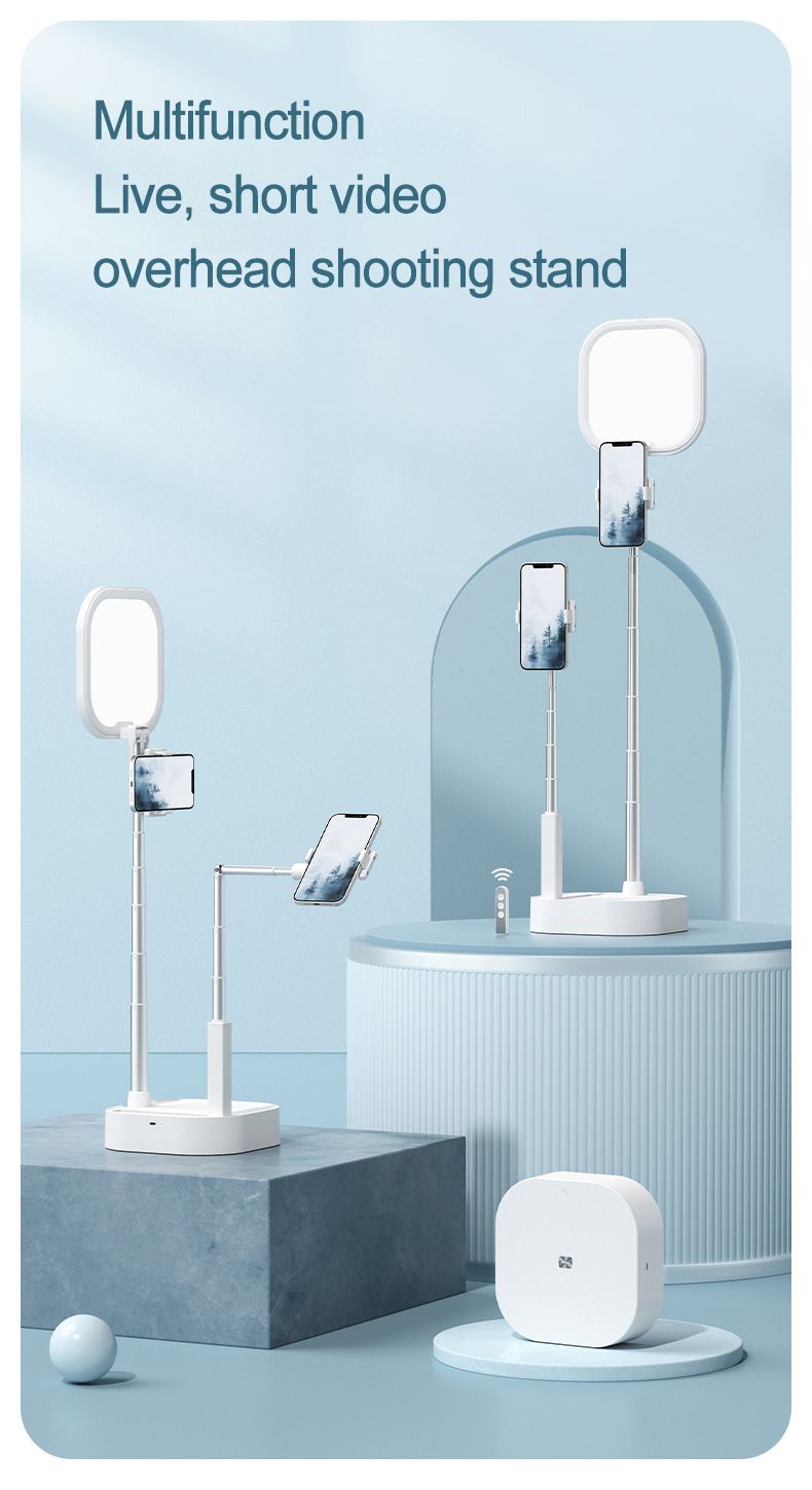 AIXPI Dual camera livestream bluetooth fill light bracket