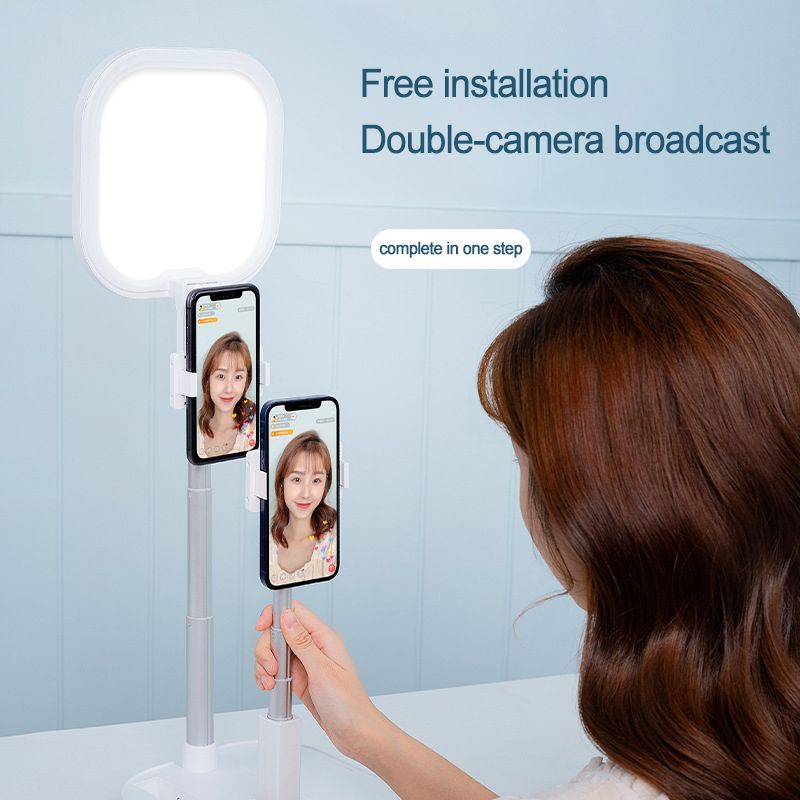 AIXPI Dual camera livestream bluetooth fill light bracket 