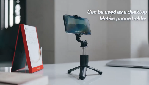 AIXPI Mini Fill Light Lamp Multi-function Tripod Selfie Stick