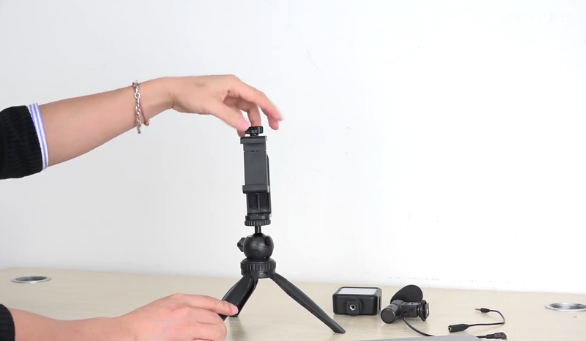 AIXPI video Microphone LED Light Kit Mini Tripod