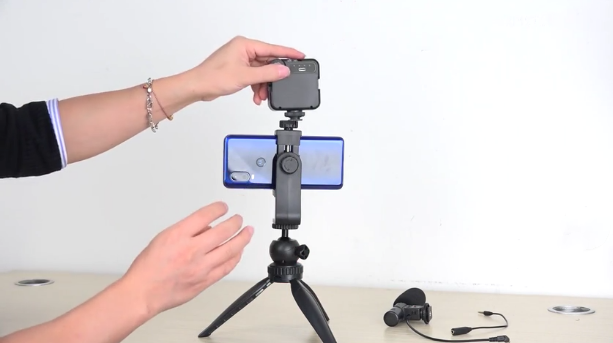 AIXPI video Microphone LED Light Kit Mini Tripod