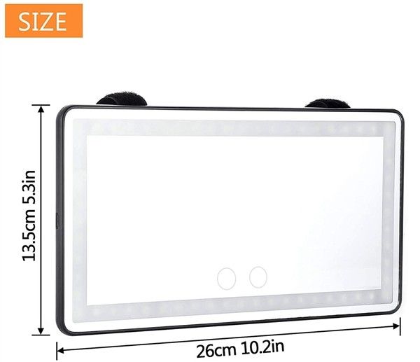 AIXPI Car Visor Mirror with LED Light AIXPI Car Visor Mirror with LED Light