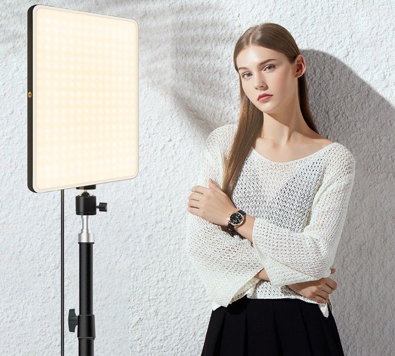 AIXPI LED video tripod remote control dimmable studio fill light 