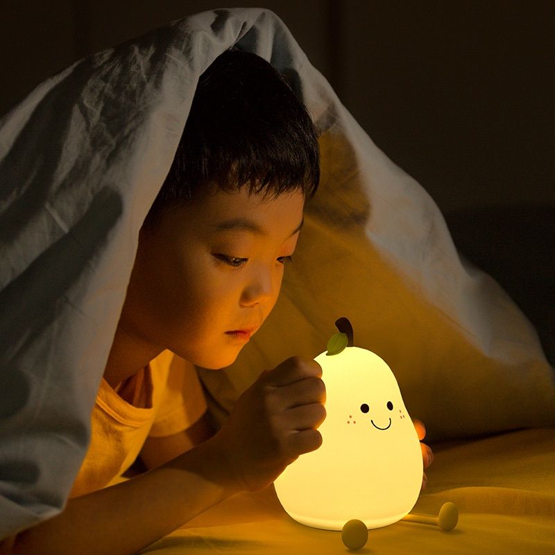 AIXPI Simple and indistinguishable pear children's bedroom dormitory bedside with sleeping night light AIXPI Simple and indistinguishable pear children's bedroom dormitory bedside with sleeping night light