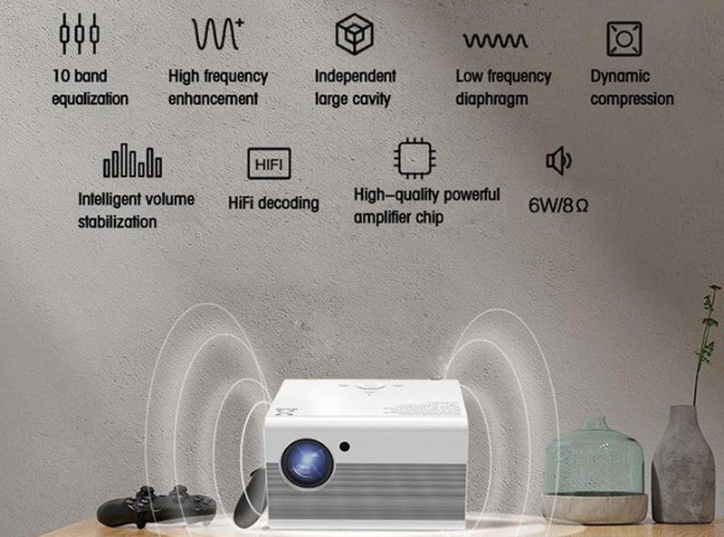 T10 Wifi Projector Home Cinema Android Portable Projector Cinema Full HD LED Projectors 2800 Lumens Beamer Home Business Media Player ducation Game Portable Home Entertainment T10 Wifi Projector Home Cinema Android Portable Projector Cinema Full HD LED Projectors 2800 Lumens Beamer Home Business Media Player ducation Game Portable Home Entertainment