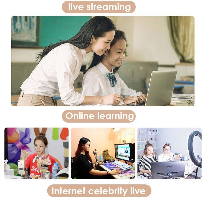 1080P Webcam 360°Rotation with Stand Dual Built In Microphone USB Plug and Play for Desktop Laptop Video Digital Webcam 1080P Webcam 360°Rotation with Stand Dual Built In Microphone USB Plug and Play for Desktop Laptop Video Digital Webcam