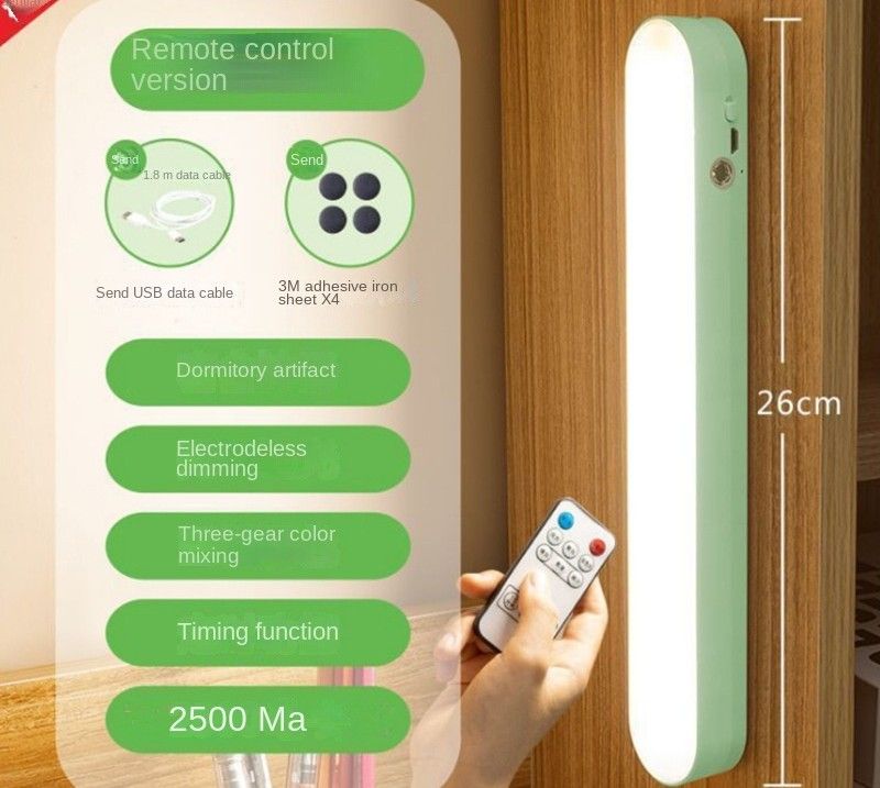 AIXPI Remote control desk lamp, dormitory study lamp, magnetic suction desk, student eye protection, charging LED, cool lamp, bedroom bedside reading AIXPI Remote control desk lamp, dormitory study lamp, magnetic suction desk, student eye protection, charging LED, cool lamp, bedroom bedside reading