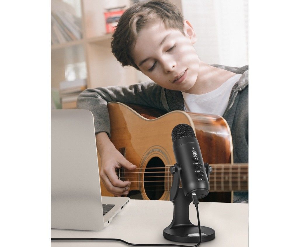 USB Condenser Microphone Computer PC Mic Stand POP Filter to Gaming Streaming Podcasting Recording Headphone Karaoke Home USB Condenser Microphone Computer PC Mic Stand POP Filter to Gaming Streaming Podcasting Recording Headphone Karaoke Home