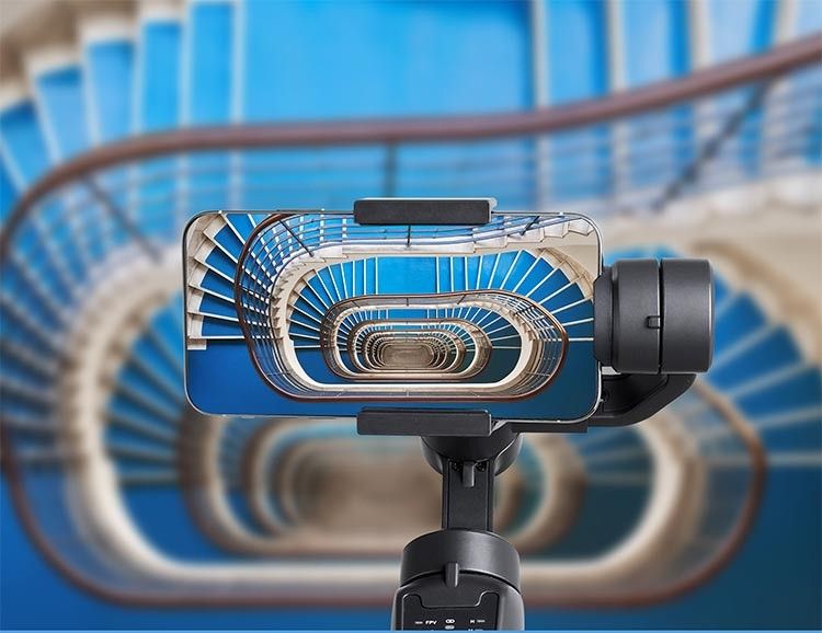 AIXPI F8 three-axis handheld gimbal smartphone stabilizer smart shock-proof bracket portable tracking selfie stabilizer