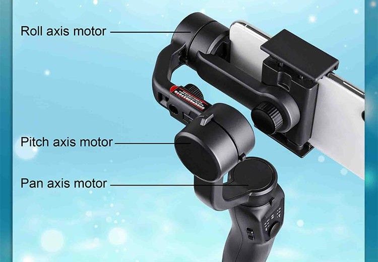F8 three-axis handheld gimbal smartphone stabilizer smart shock-proof bracket portable tracking selfie stabilizer