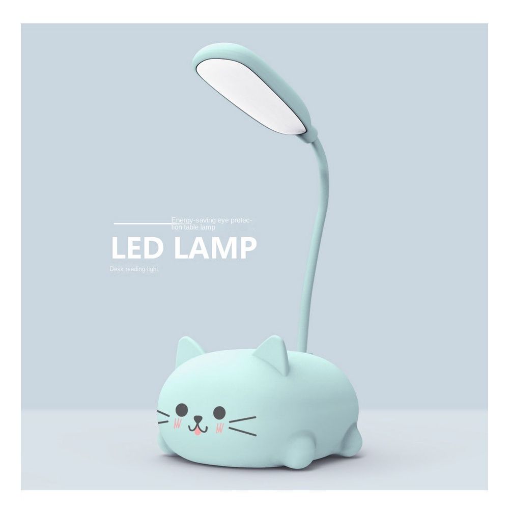 AIXPI Cartoon creative folding LED small table lamp Student learning eye care book lamp USB charging mini night light