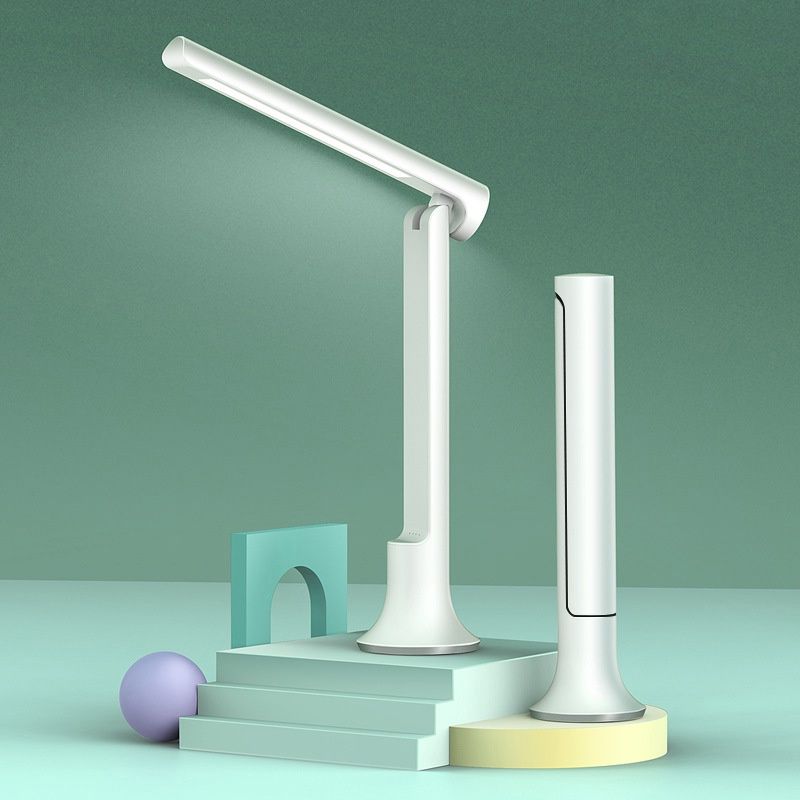 AIXPI Folding eye guard table lamp LED three light color plug-in learning reading lamp touch work lamp