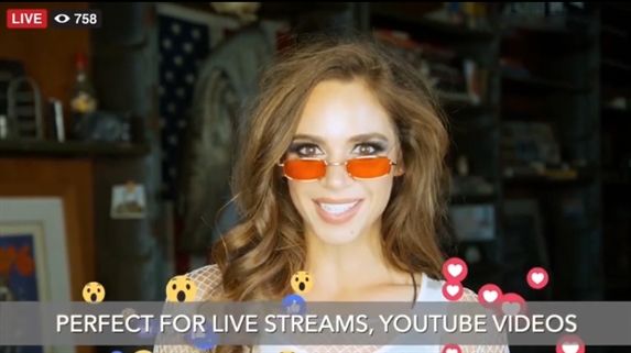 How do Internet celebrity use AIXPI ring lights?