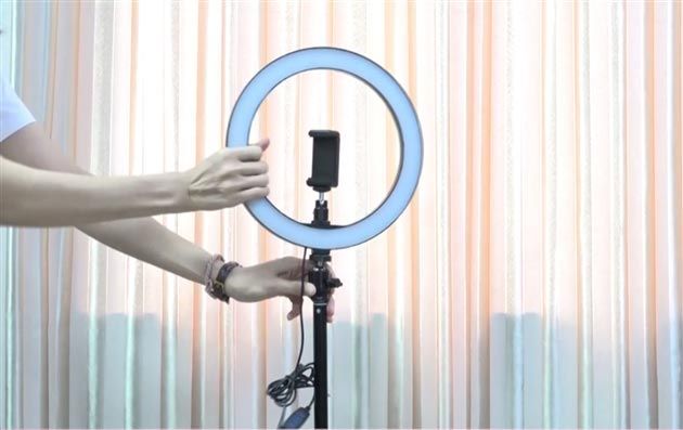 10" LED Ring Light with Long Tripod Stand