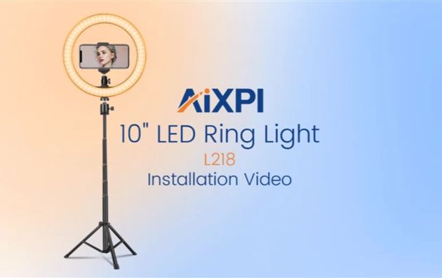 L218 10 Inch Ring Light with Bluetooth 3609142 