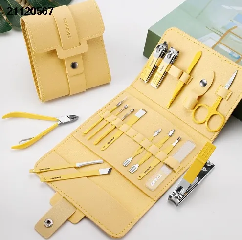 Picture of Stainless Steel Nail Clippers 16-Piece Set, Nail Clippers Set, Dead Skin Scissors, Beauty Tools, Beauty Pliers, Pedicure Knife