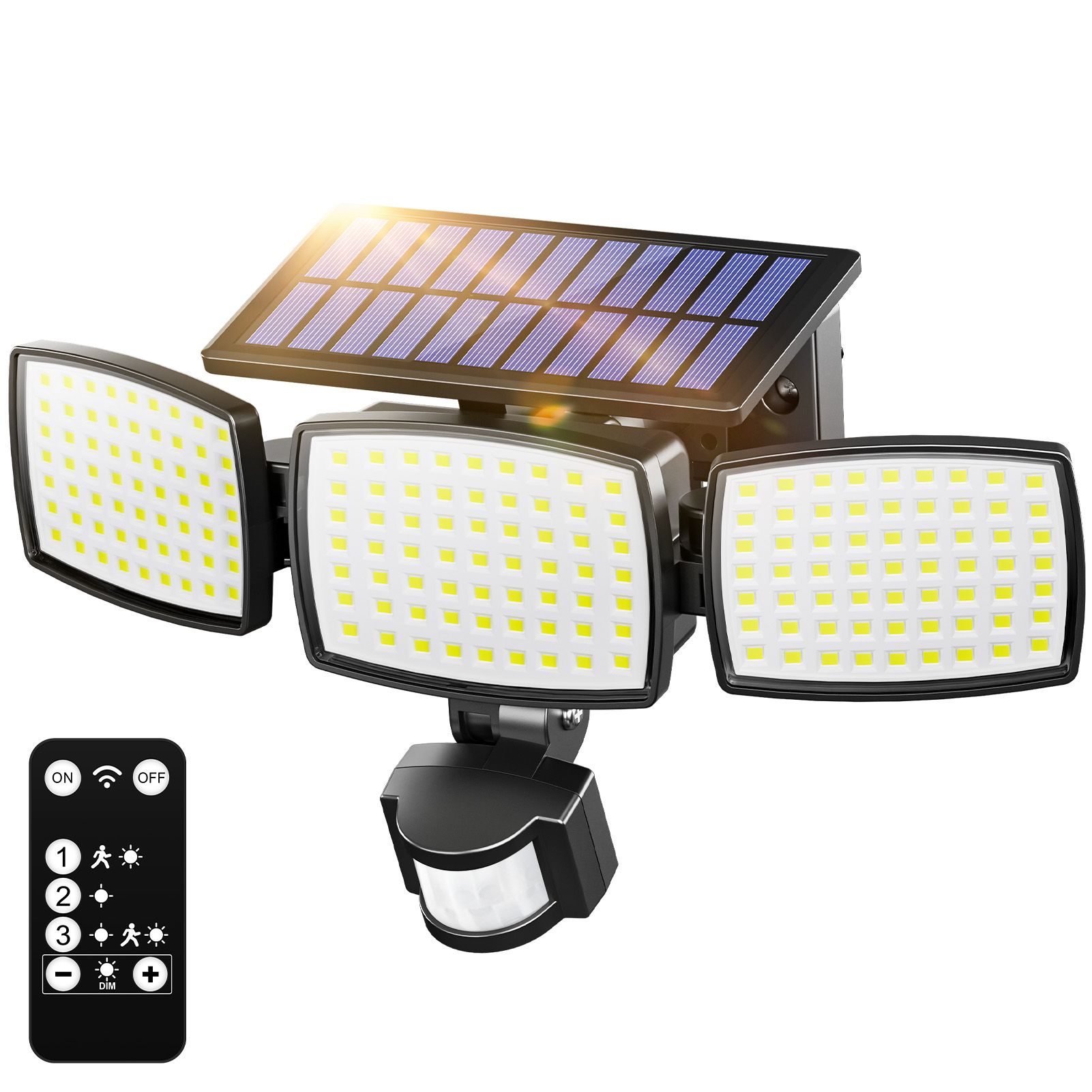 AIXPI JY2512 Solar Security Light 12172301