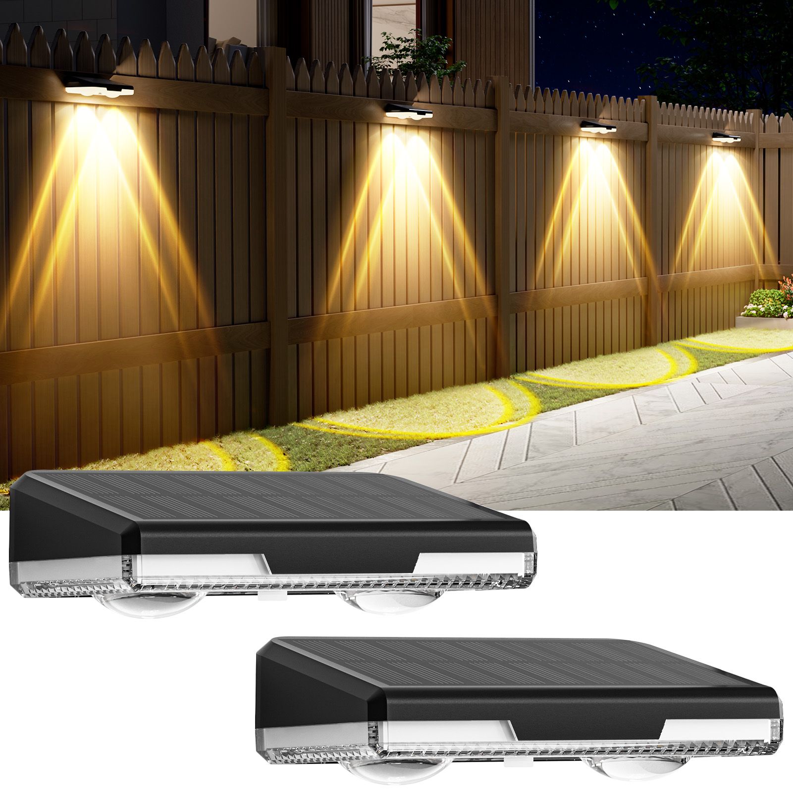 AIXPI HSG-1836 Fence Lights 12179401