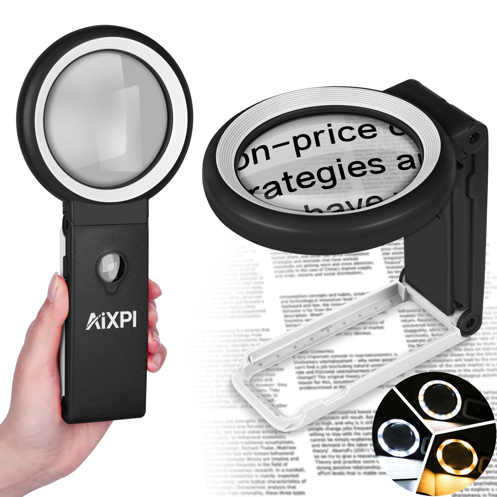 AIXPI 6th Generation Magnifying Glass（Black）12223102