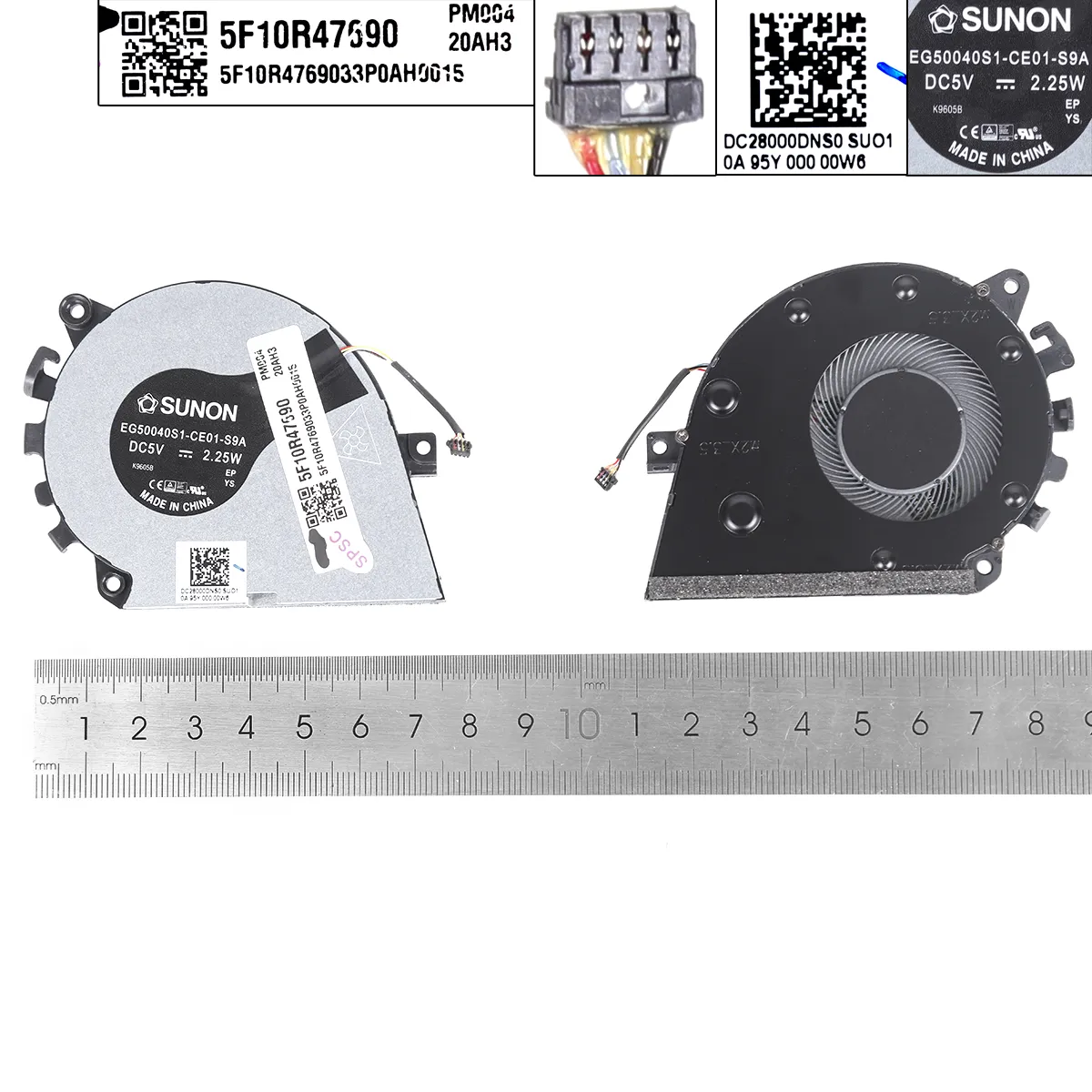 Picture of New Replacement CPU Cooling Fan For Lenovo air15 14 530S-14ARR 530S-15ikb xiaoxin pro15 (CPU ORG） N/A
