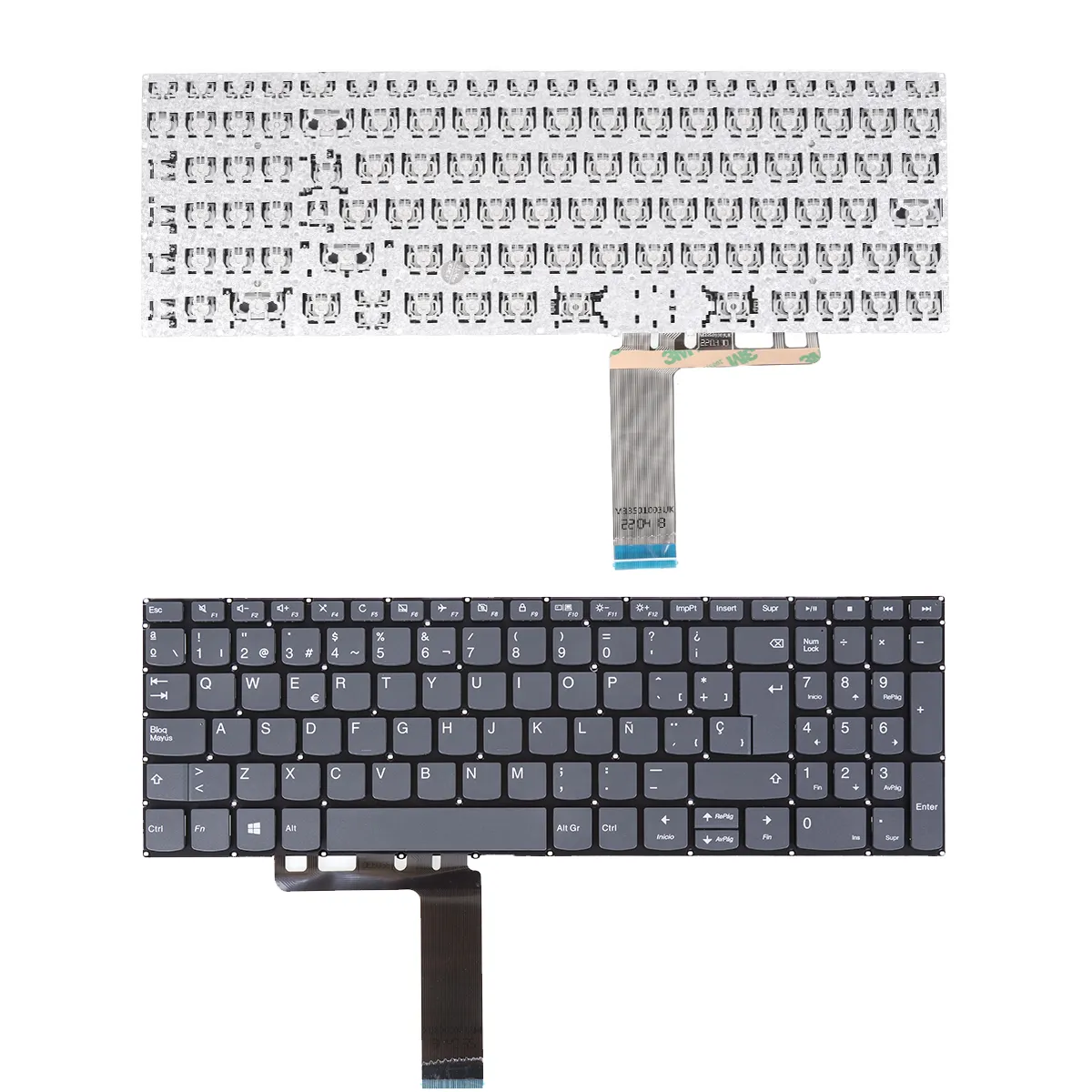 Picture of Laptop Spanish keyboard forLenovo IdeaPad 330-15IKB GRAY win8(Without FRAME)  without  foil 